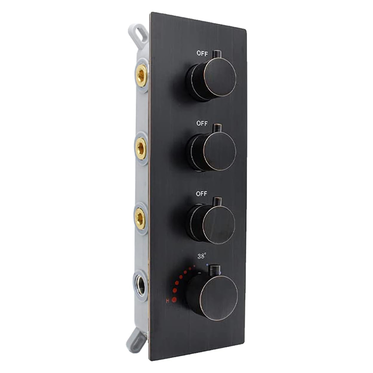 3-Way Shower Diverter Valve Oil Rubbed Bronze